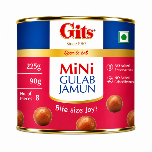 GITS MINI GULAB JAMUN TIN  225G
