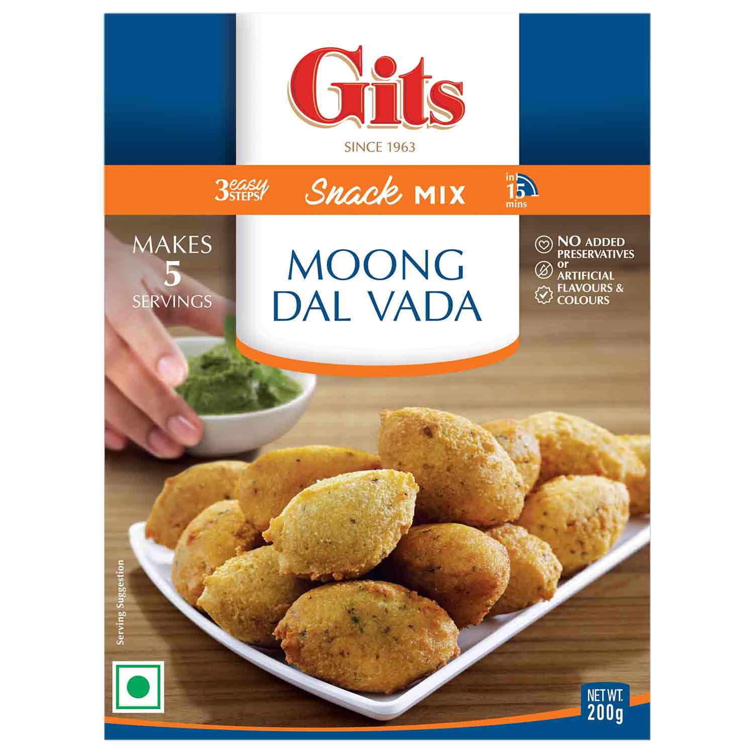 GITS MOONG DAL VADA MIX  200G