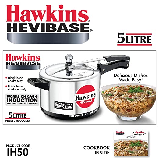 HAWKINS COOKER INDUCTION HEAVY BASE 5 LTR