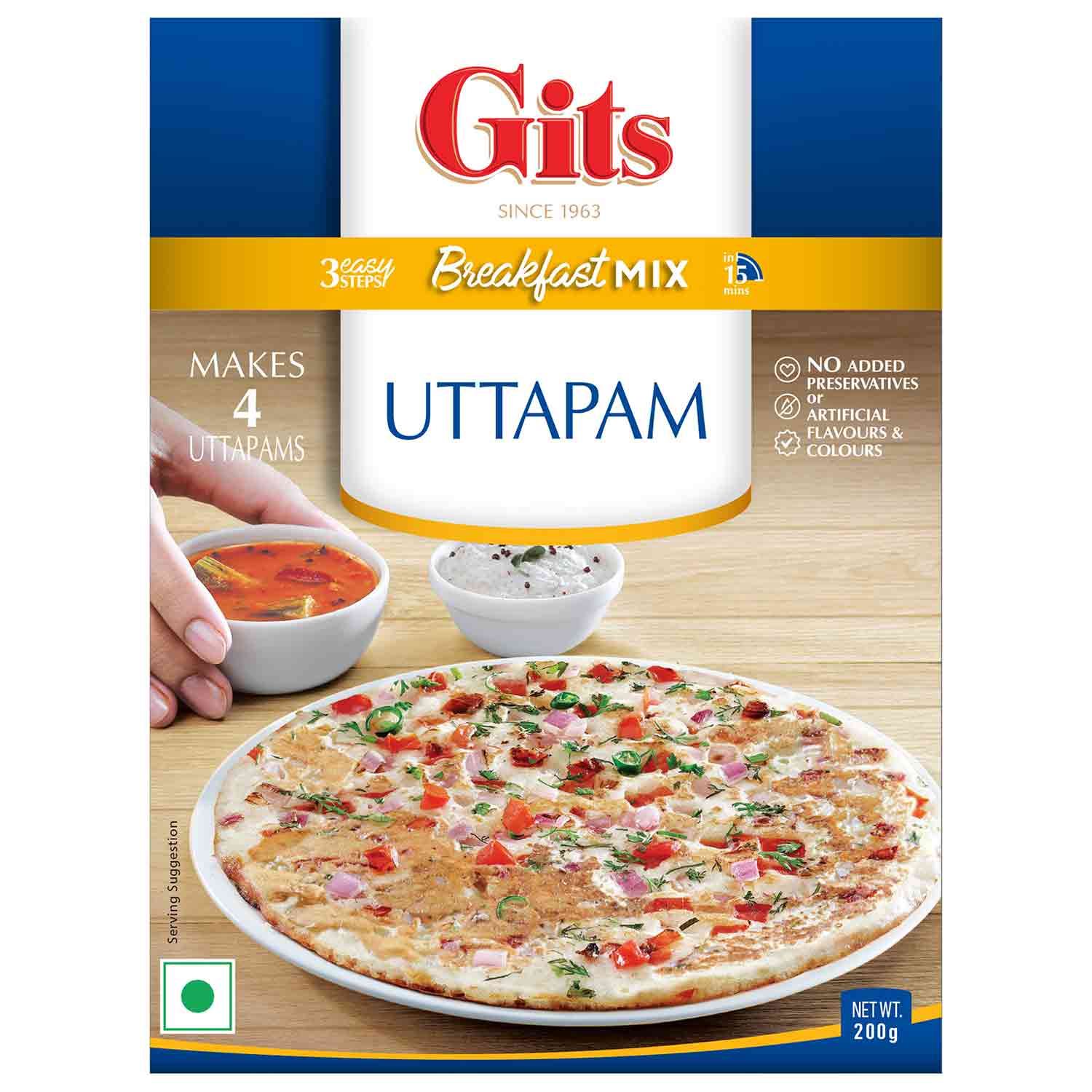 GITS UTTAPPAM MIX  200G