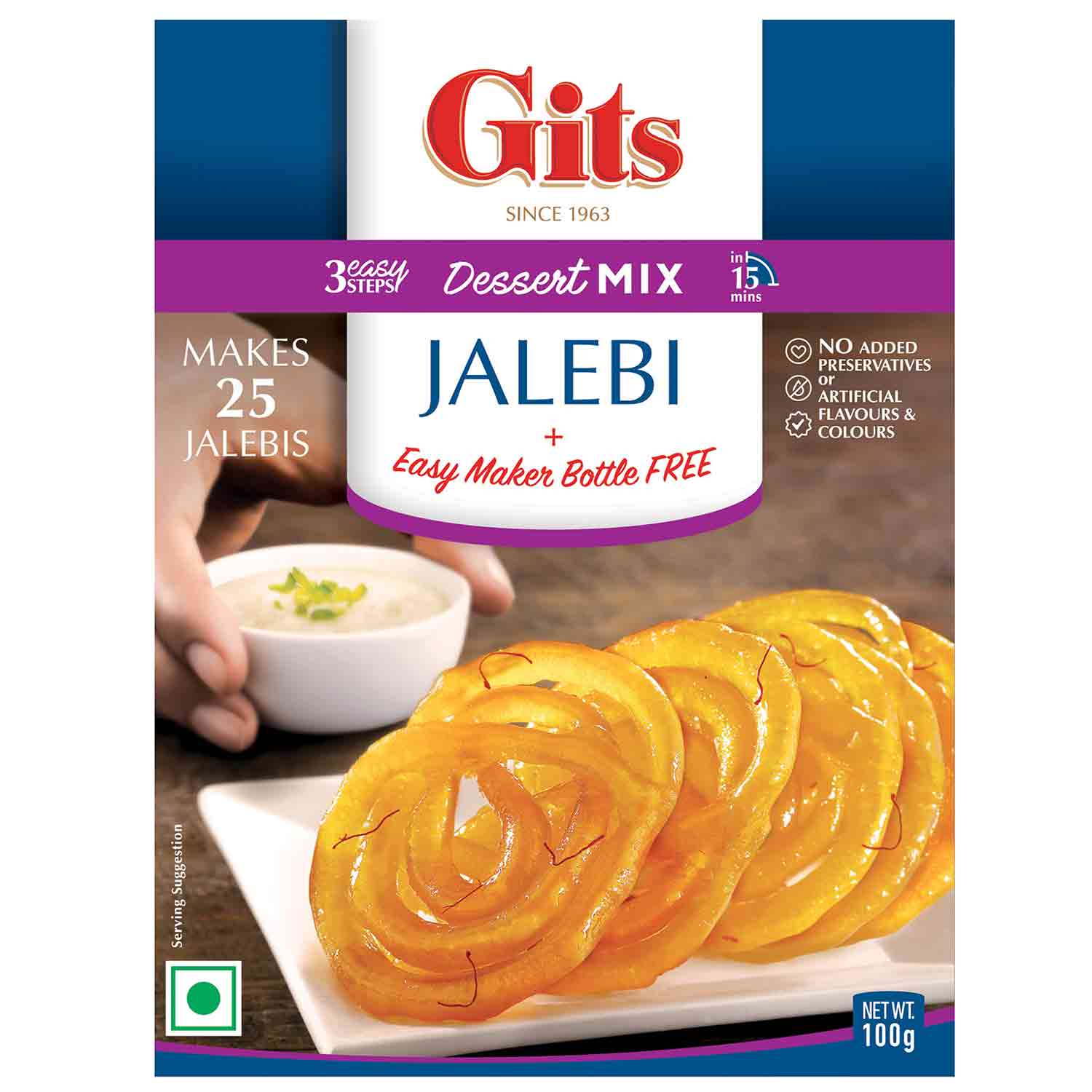 GITS JILEBI MIX  100G WITH MAKER