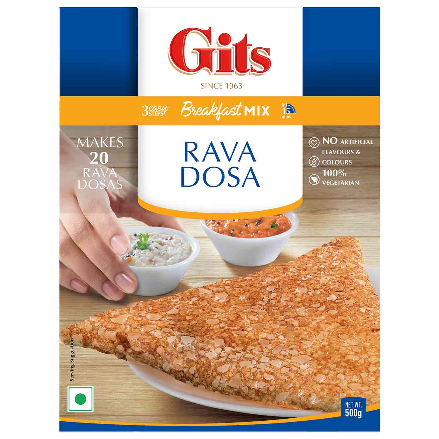 GITS RAVA DOSAI MIX   200G