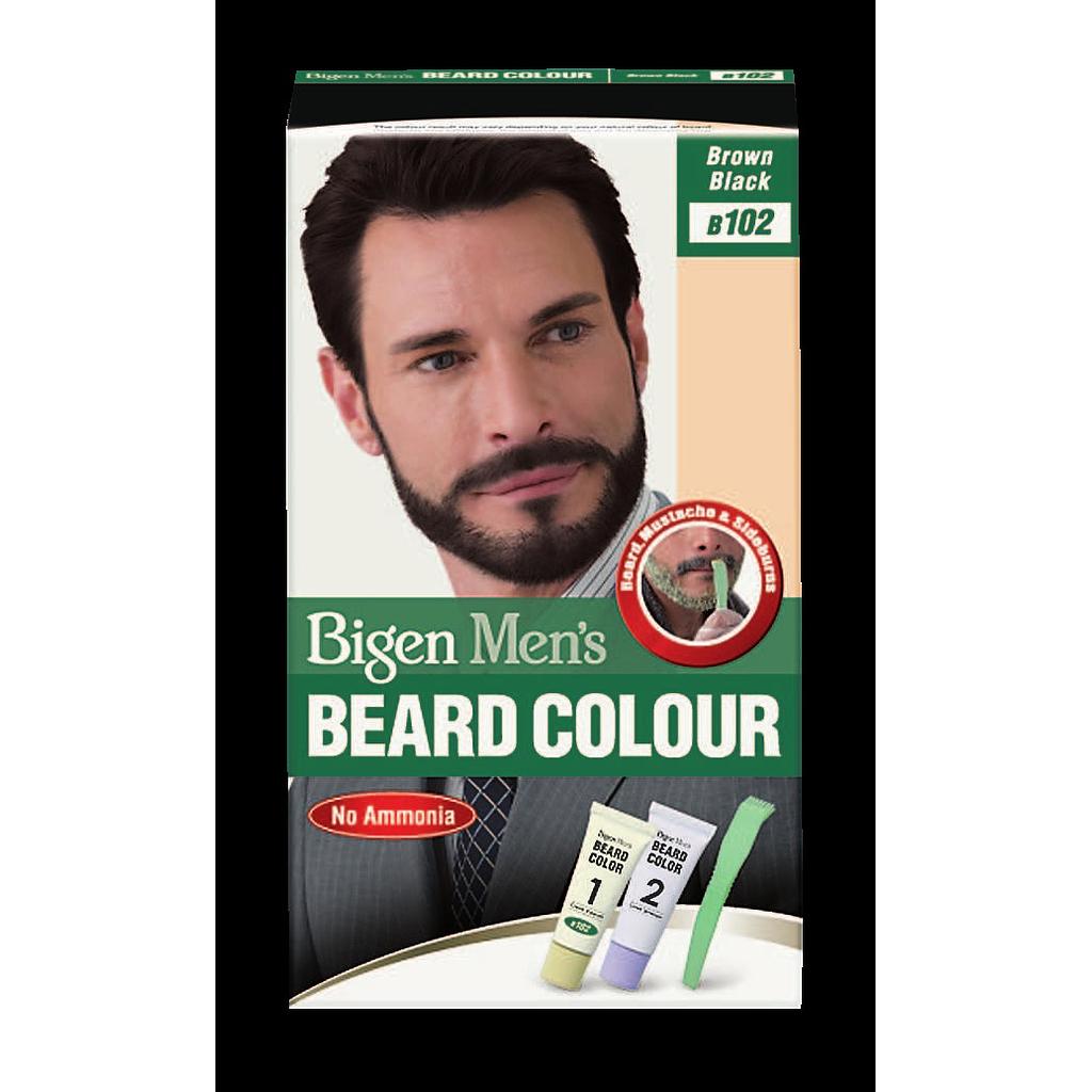 Bigen Tinte para barba negro marrón BMB102 40 g