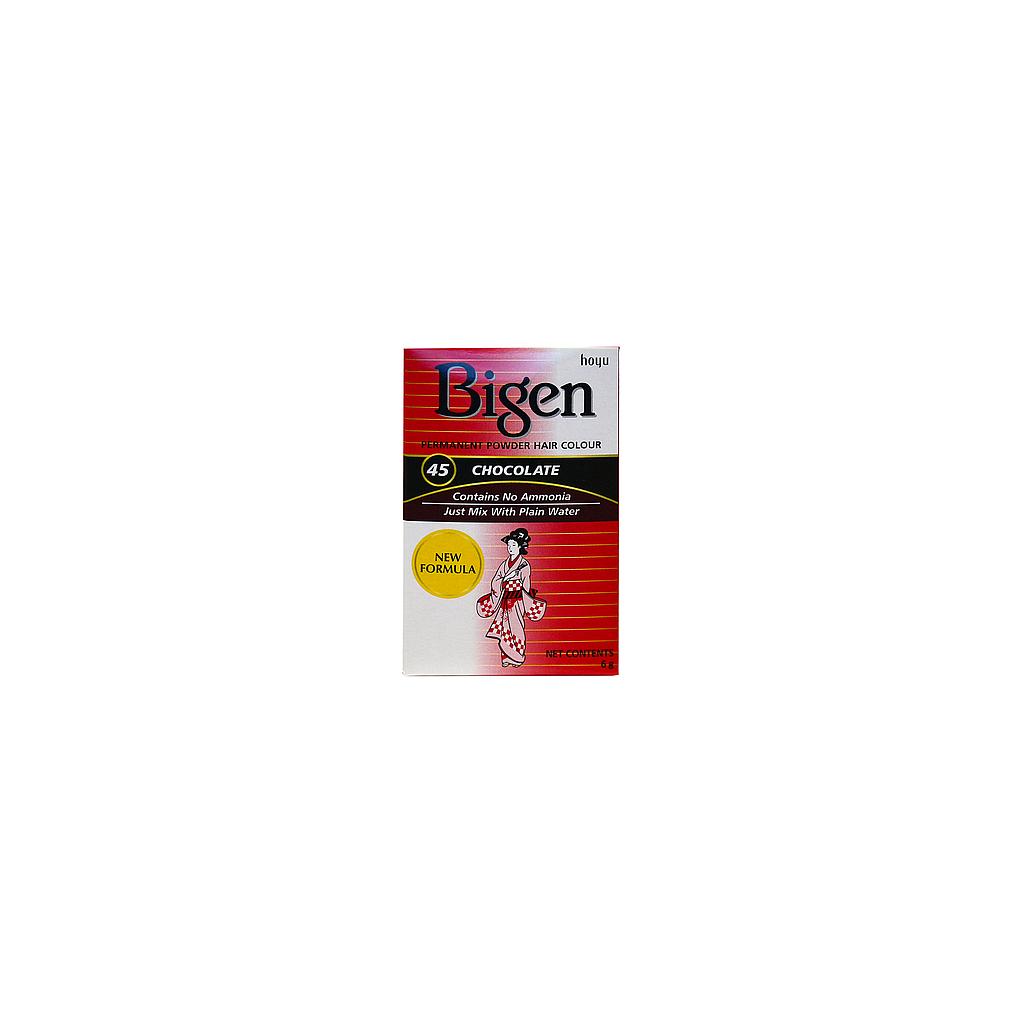 BIGEN POWDER HAIR CHOCOLATE BP45  6G