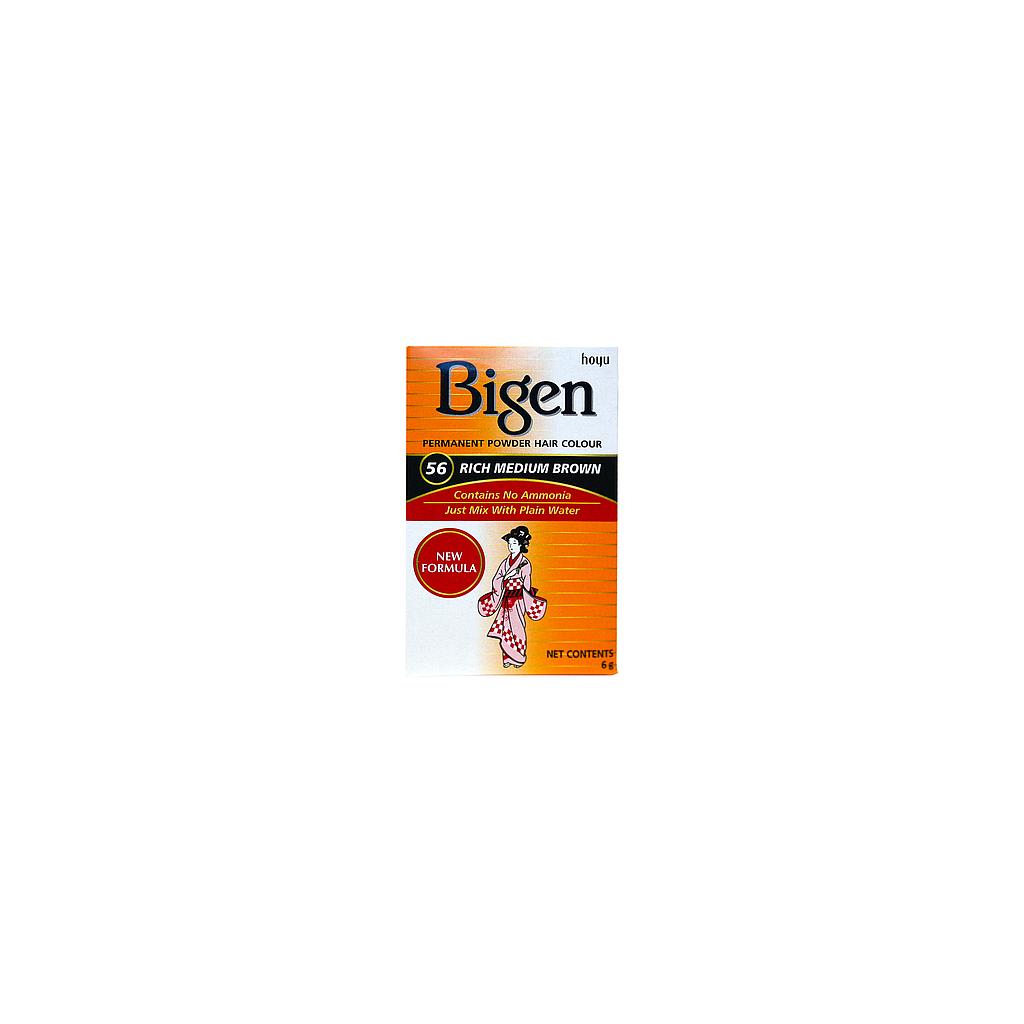 BIGEN POWDER HAIR M.BROWN BP56 6G