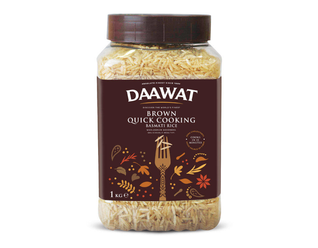 DAAWAT ARROZ BASMATI INTEGRAL -  1KG