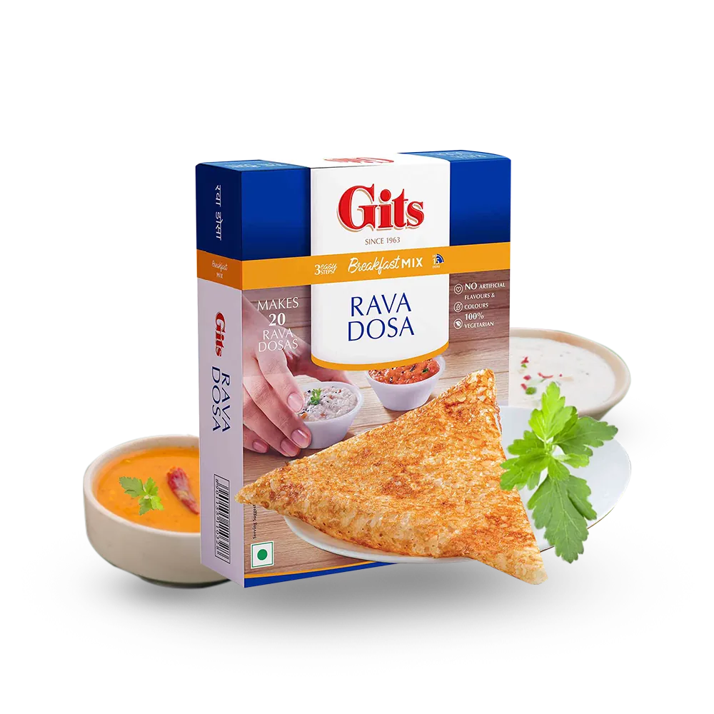 Gits Rava Dosai Mix 200 g – Preparado para crepes de sémola