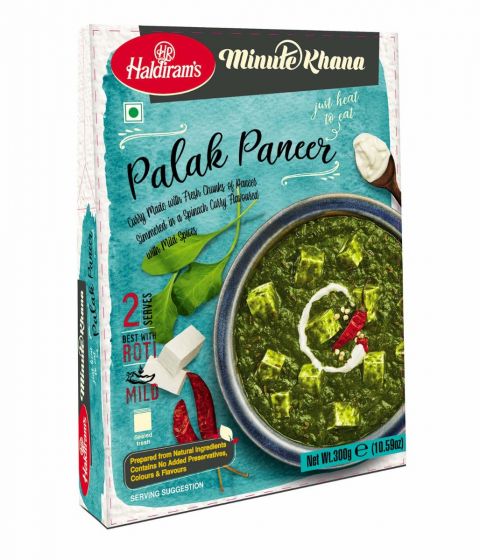 HALDIRAM RTE  PALAK PANEER  300G