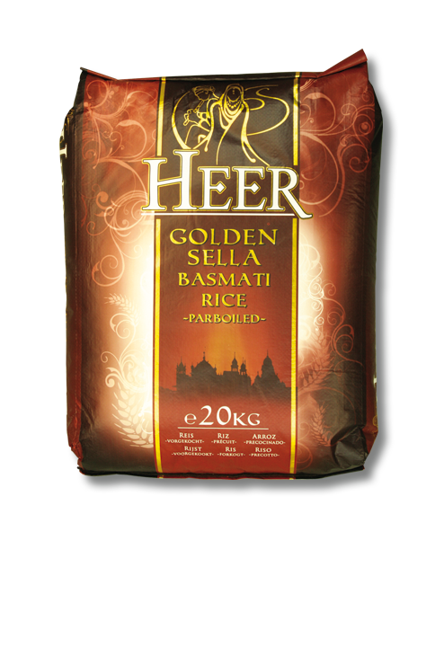 HEER GOLDEN SELLA BASMATI RICE  20KG