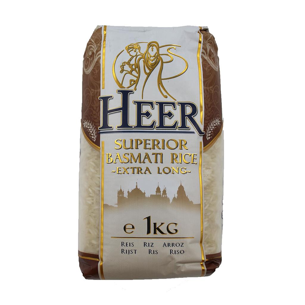 HEER LONG GRAIN BASMATI RICE  1KG