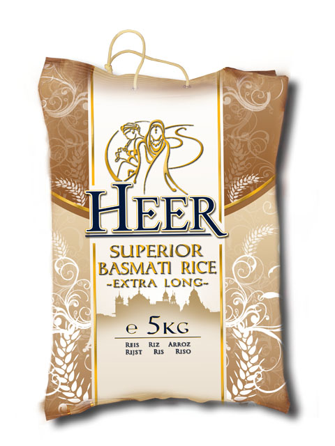 HEER LONG GRAIN BASMATI RICE 5KG