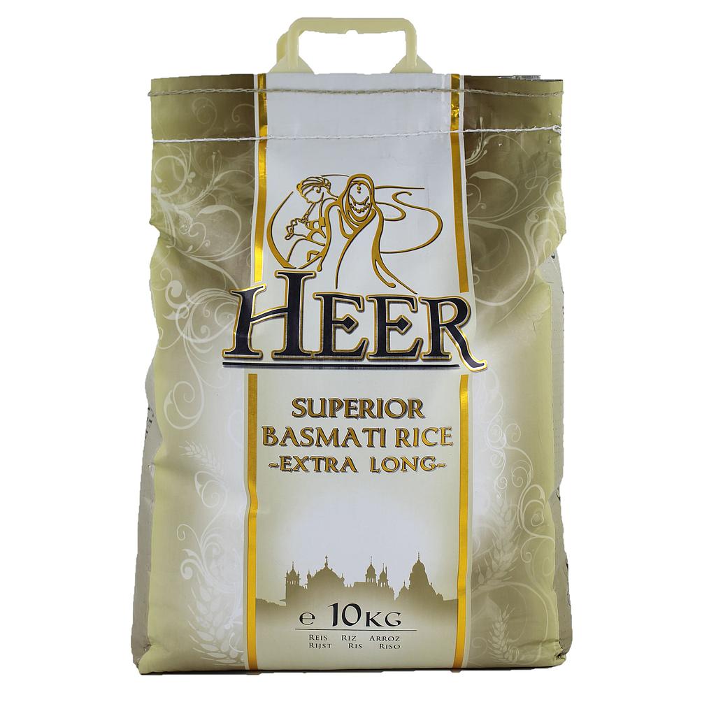 HEER LONG GRAIN BASMATI RICE  10KG