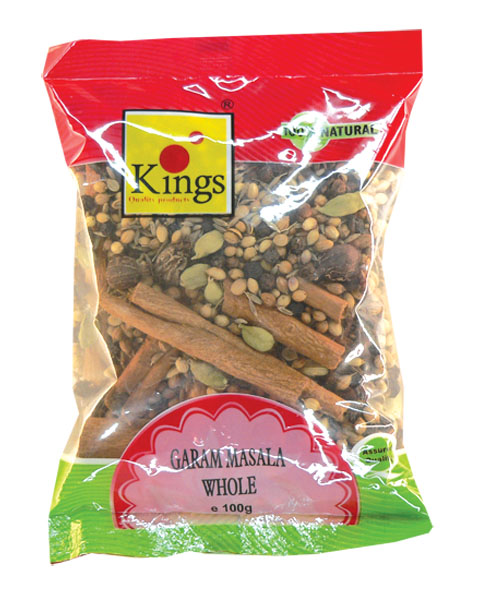 KINGS GARAM MASALA WHOLE  250G