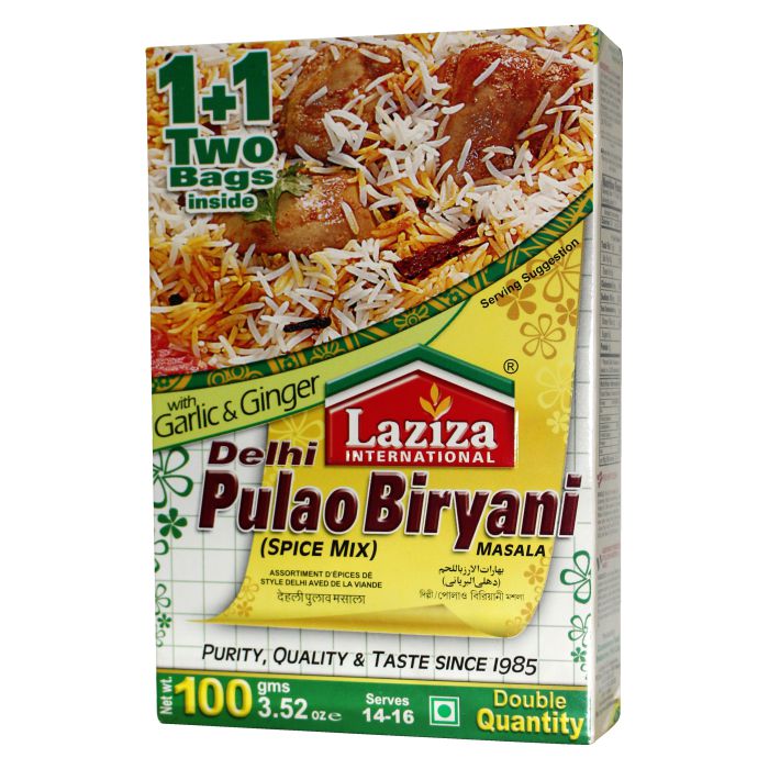 LAZIZA DELHI PULAO BIRYANI 100G