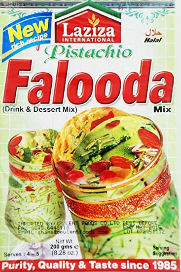Laziza Falooda de pistacho 200 g – Preparado de postre