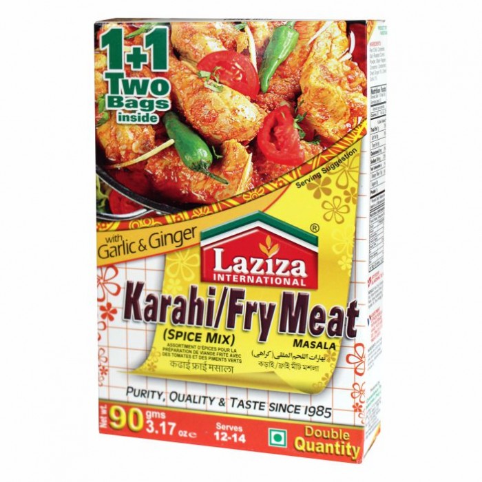 LAZIZA KARAHI FRY MEAT 100G