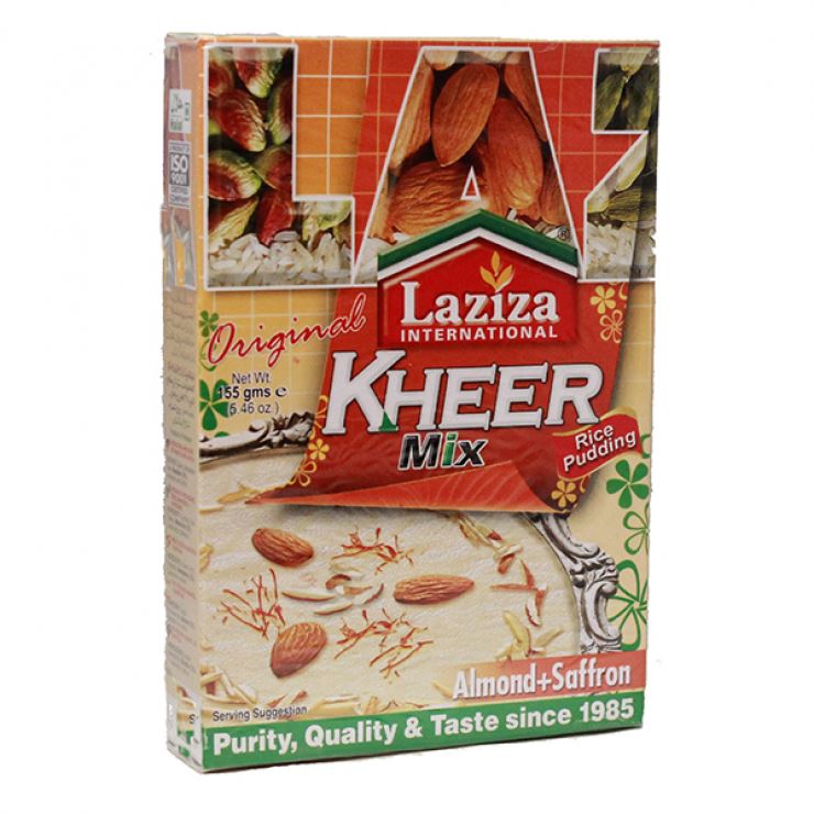 LAZIZA KHEER ALMOND/SAFFRON 155G