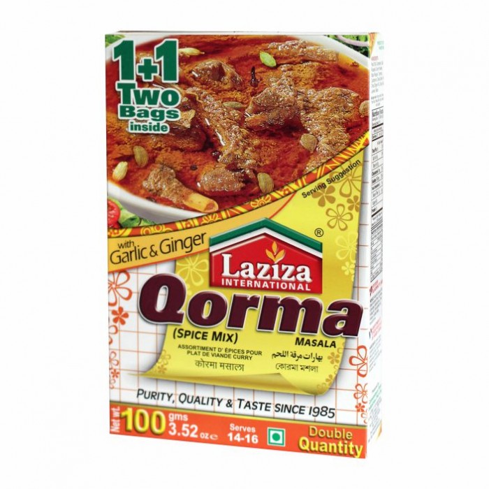 Laziza Qorma Mix 100 g – Especias para curry korma