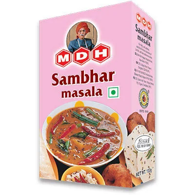 MDH Sambhar Masala 100 g – Especias para guiso de lentejas y verduras