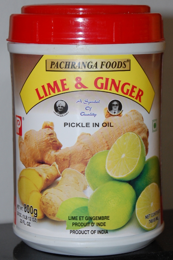 Pachranga Foods Pickle de lima e gengibre 800 g