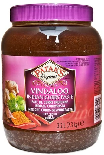 Patak Pasta de caril Vindaloo 2381 g