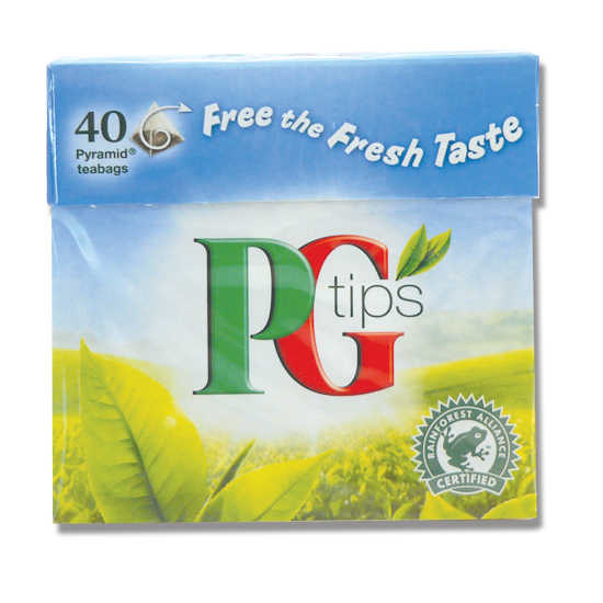 PG TIPS - TEA BAGS 40'S