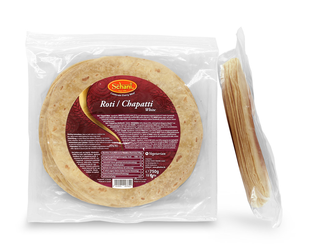 SCHANI CHAPATTI (WHITE) 15PCS
