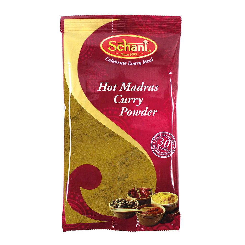 SCHANI CURRY POWDER MADRAS HOT   400G