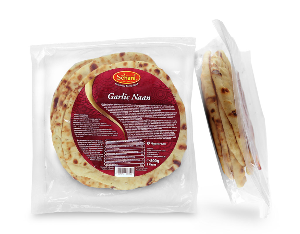 SCHANI GARLIC NAAN  5pcs