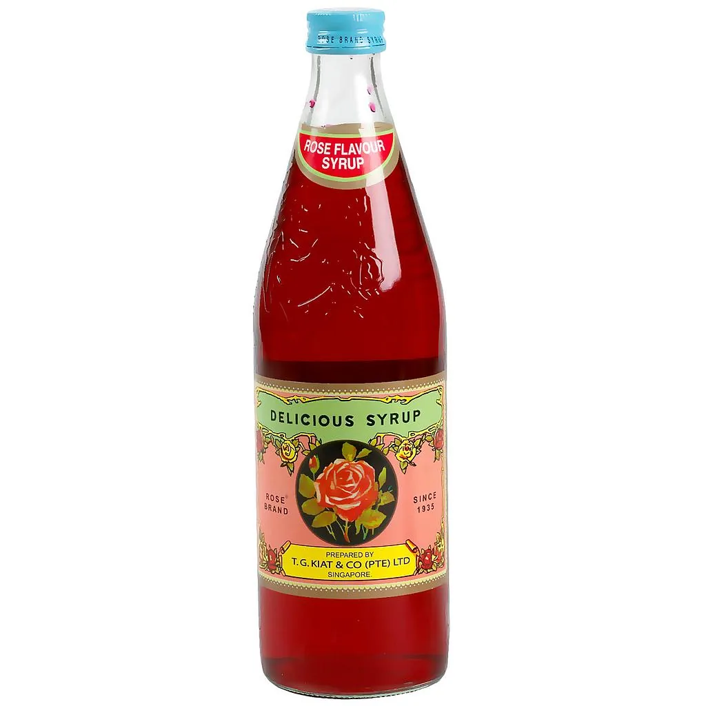 T.G. Kiat Rose Syrup 750 ml