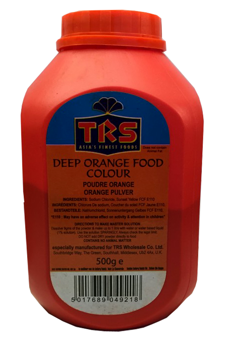 TRS FOOD COLOUR ORANGE 500G