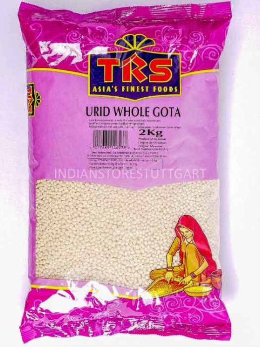 TRS Urid Whole Gota 2 kg – Judía urad entera pelada