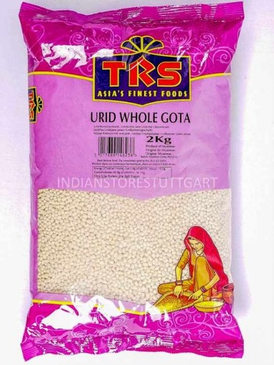 TRS Urid Whole Gota 2 kg – Judía urad entera pelada