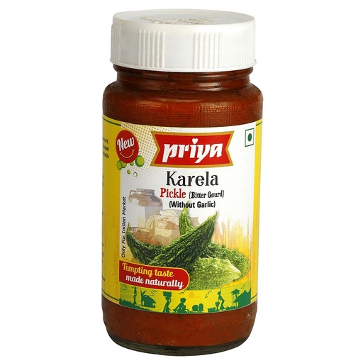 Priya Pickle de Karela (melão-amargo) 300 g