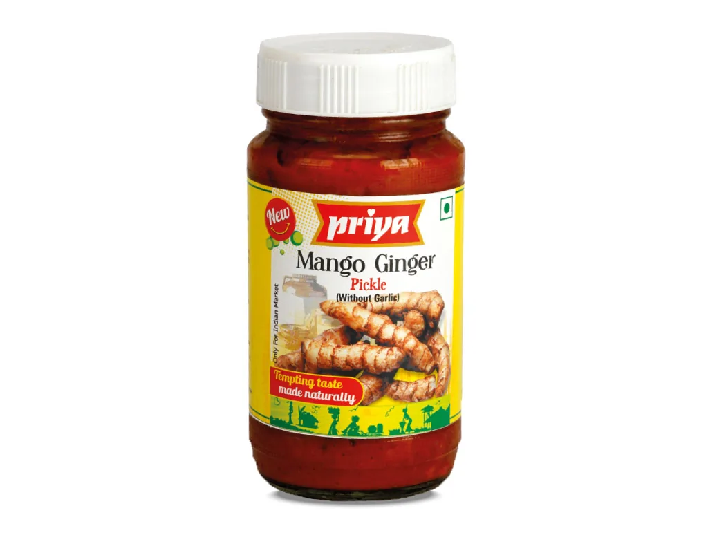 Priya Encurtido de Mango Ginger (cúrcuma blanca) 300 g