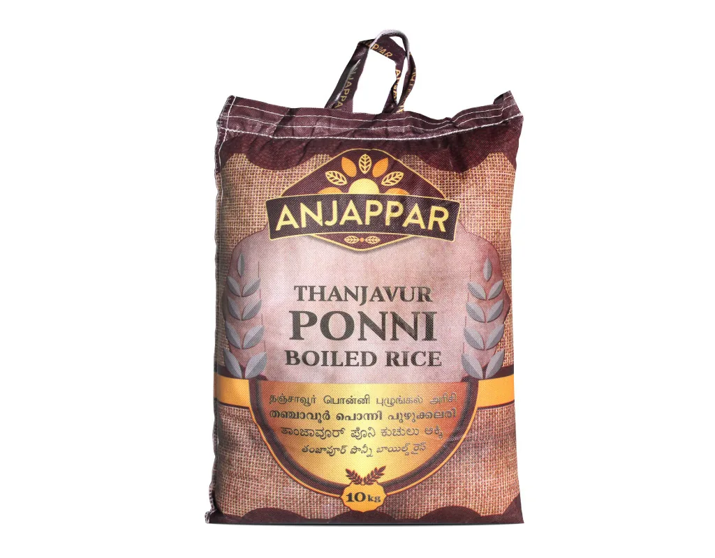 Anjappar Arroz Ponni Thanjavur Vaporizado 10 kg