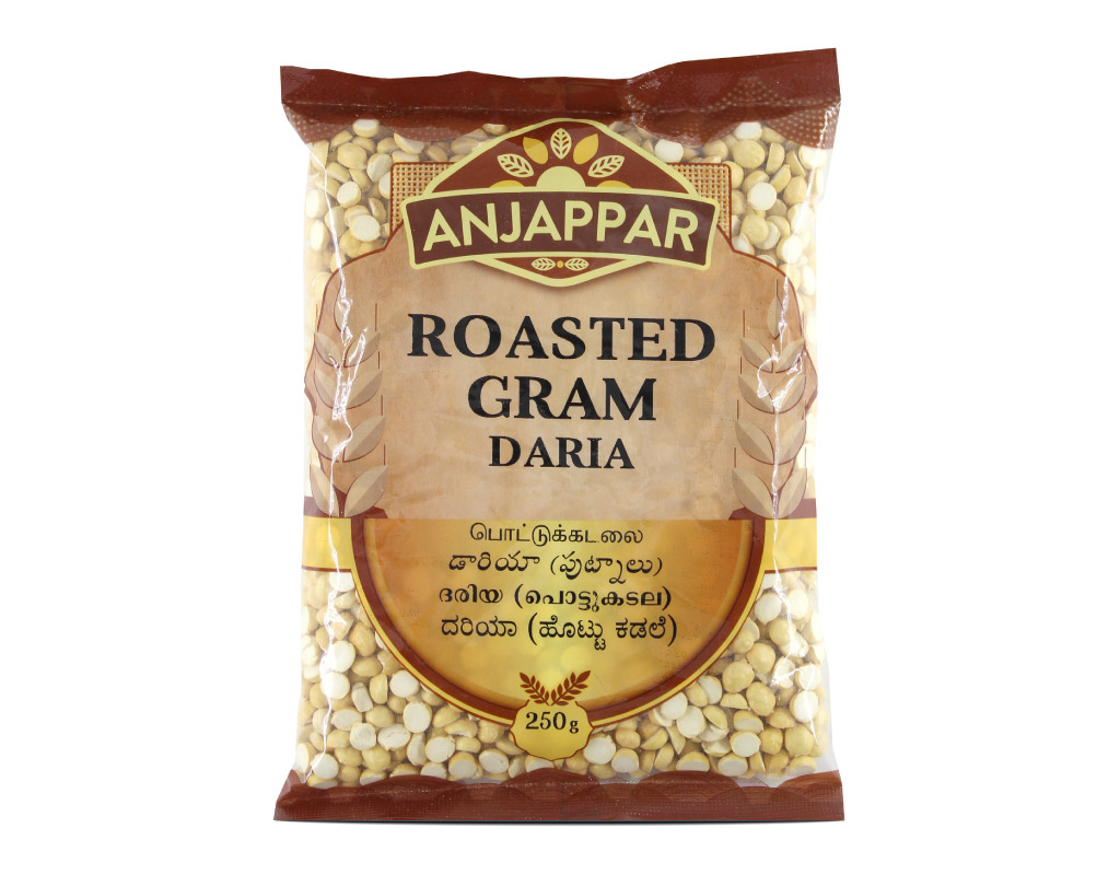 ANJAPPAR ROASTED CHICK PEAS (DARIA) 250G