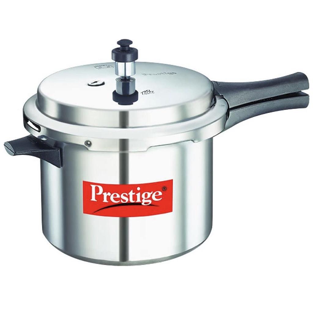 Prestige Popular Aluminium Pressure Cooker, 3 Litres Silver
