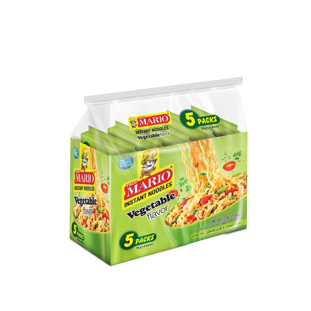 MARIO VEGTABLE  FLAVOUR NOODLES    5 X 85 G