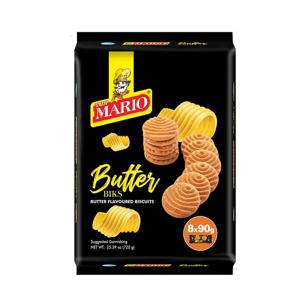 Mario Butter Biscuits 8X90G