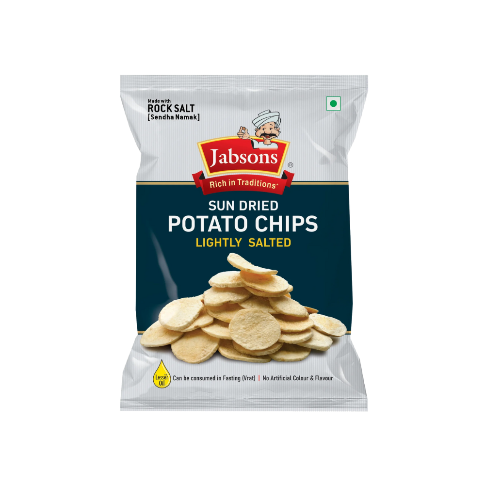 JABSONS SUNDRIED POTATO CHIPS SALTED 110 G