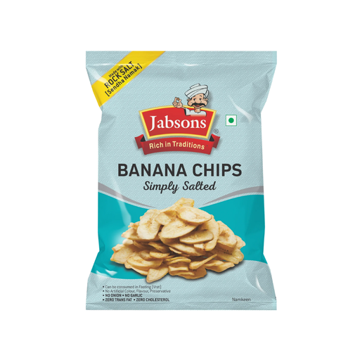Jabsons Chips de banane salées 150 g
