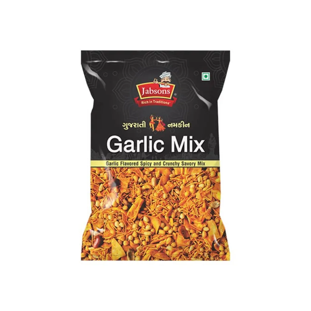 Jabsons Mistura de snacks com alho 200 g