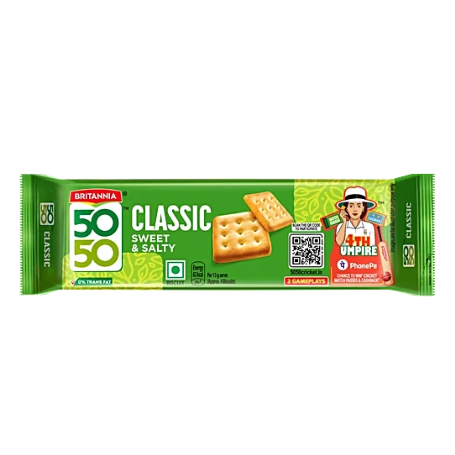 Britannia 50-50 Galletas dulces y saladas 62 g