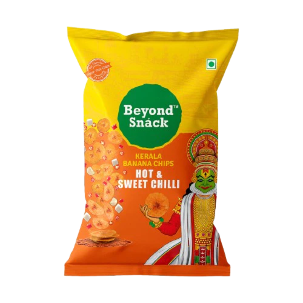 BEYOND BANANA CHIPS HOT & SWEET CHILLI 100 G