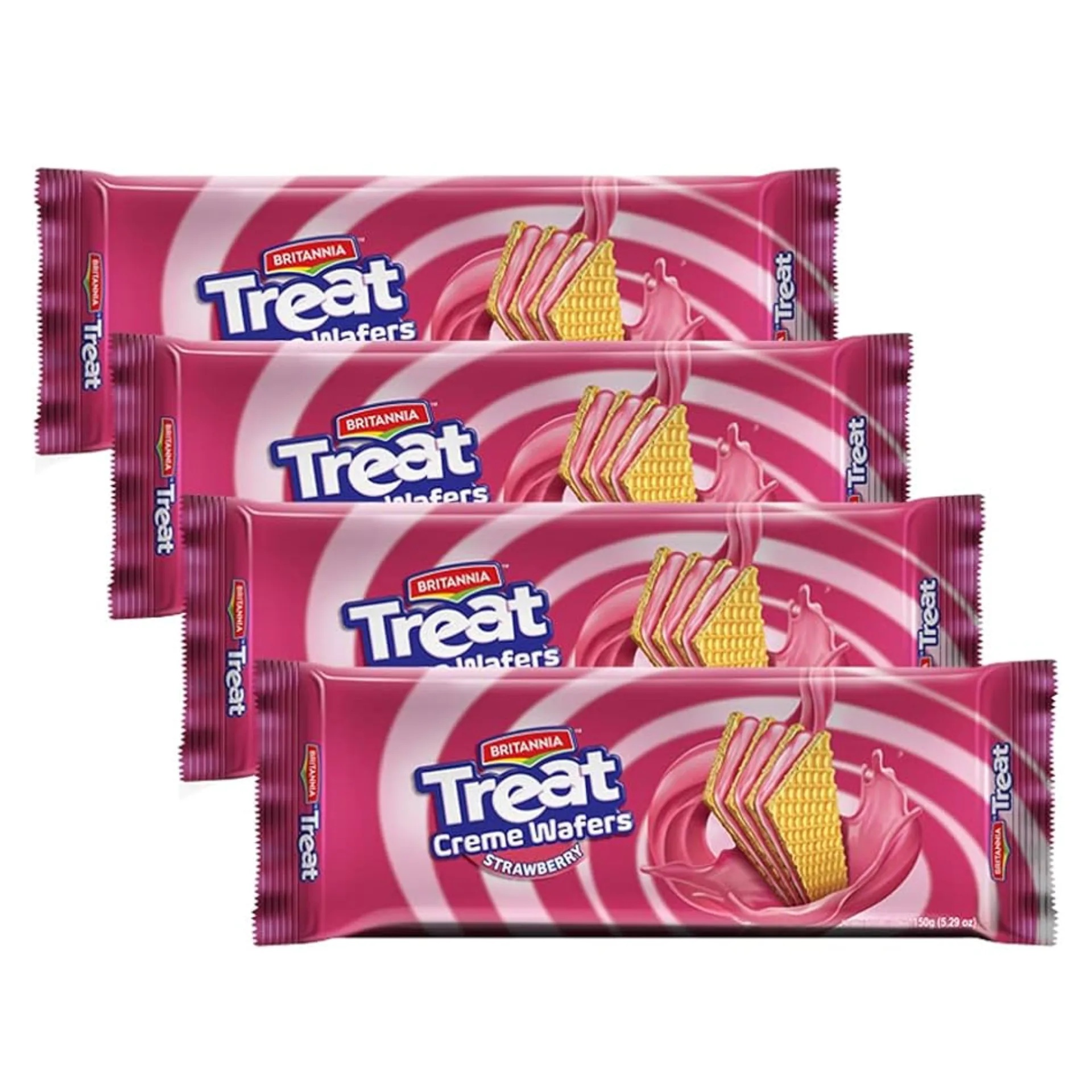Britannia Treat Wafers Strawberry 150 g