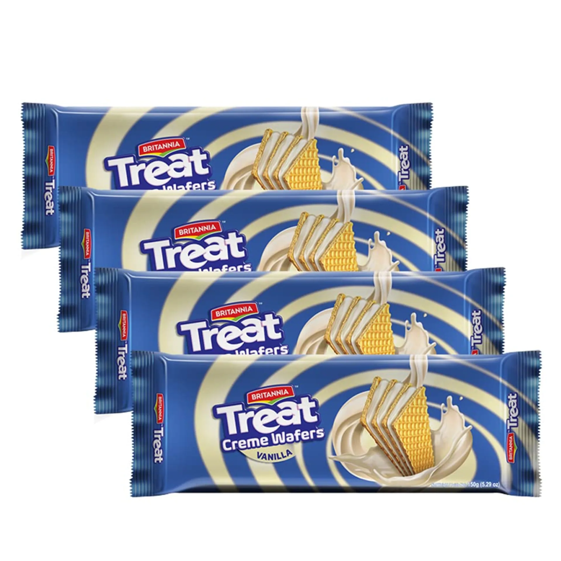Britannia Treat Vanilla Wafers 150 g – वनीला वेफर्स