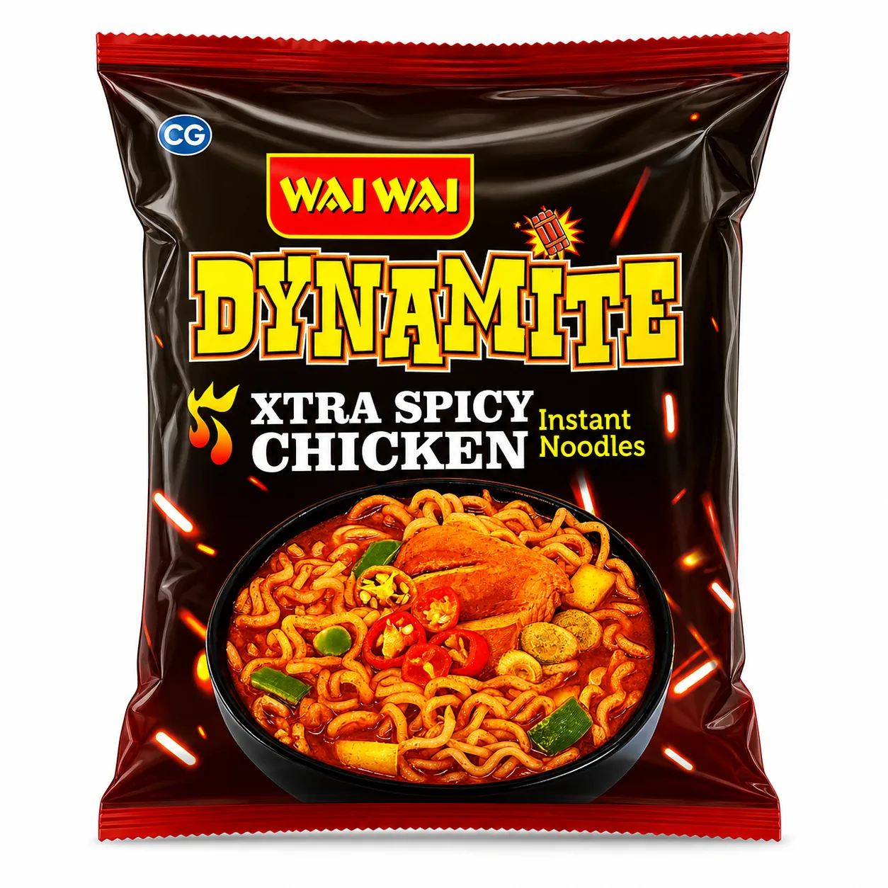 Wai Wai Dynamite Chicken Noodles 100 g – डायनामाइट चिकन नूडल्स