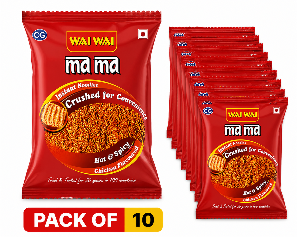 WAI WAI NOODLES MAMA BHUJIYA 10 X 15 G