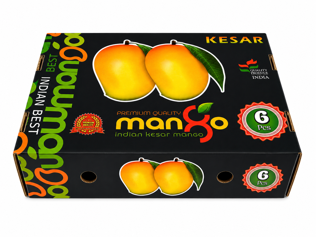 FRESH KESAR MANGOES INDIAN 1.4KG (5-6PCS)